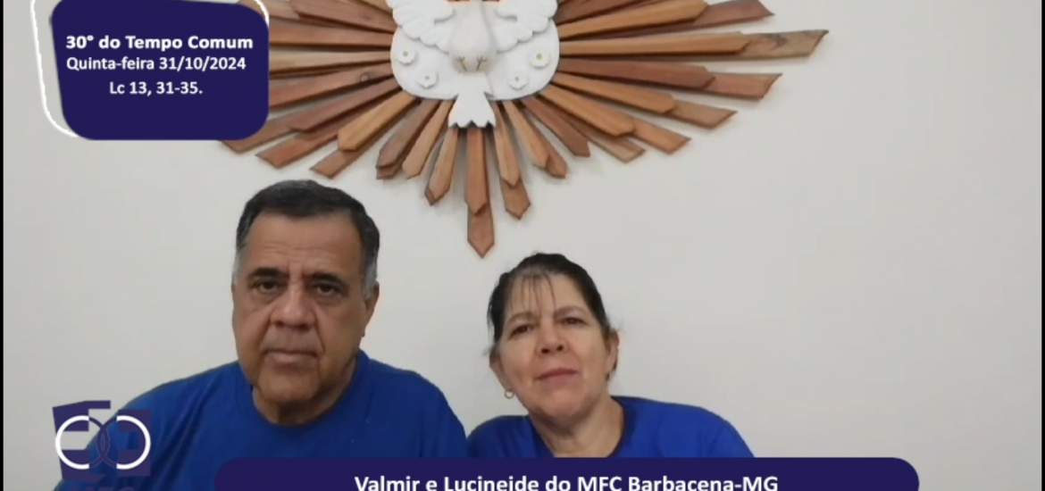 MFC Nacional: Reflexão do Evangelho por um MFCista 62